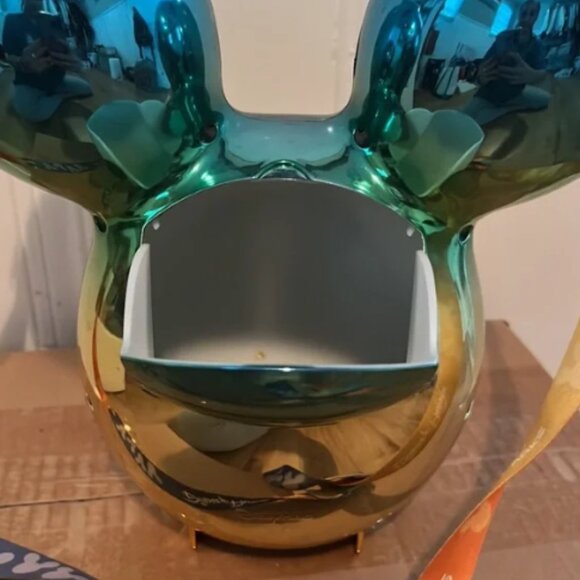 Disney Parks Ombré Balloon Mickey Mouse Ears Popcorn Bucket - Picture 3 of 5